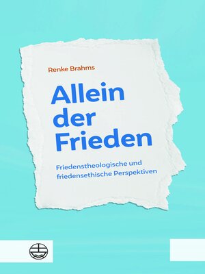 cover image of Allein der Frieden